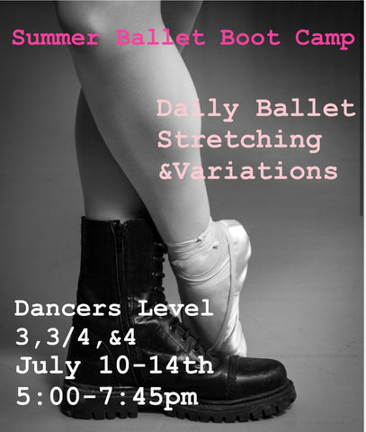 2. Summer Ballet Boot Camp July 10-14th